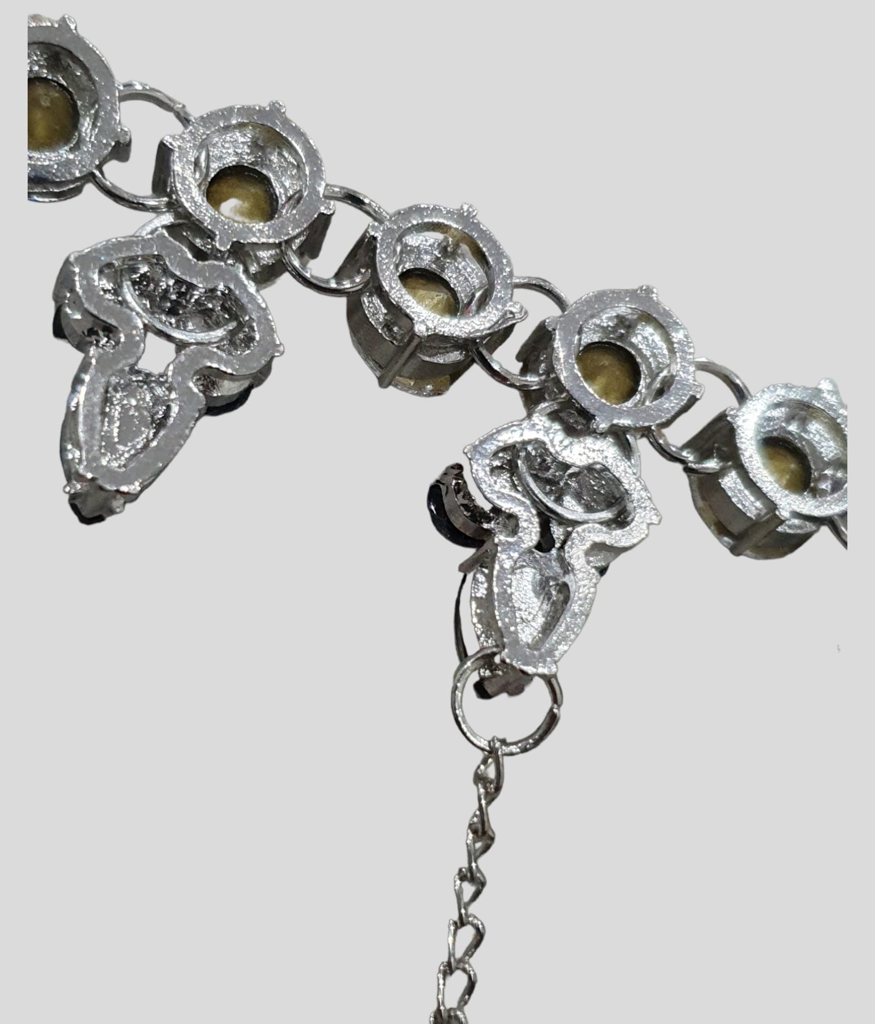 Silver Bohemian Swarovski Crystal Handmade Foot Anklet