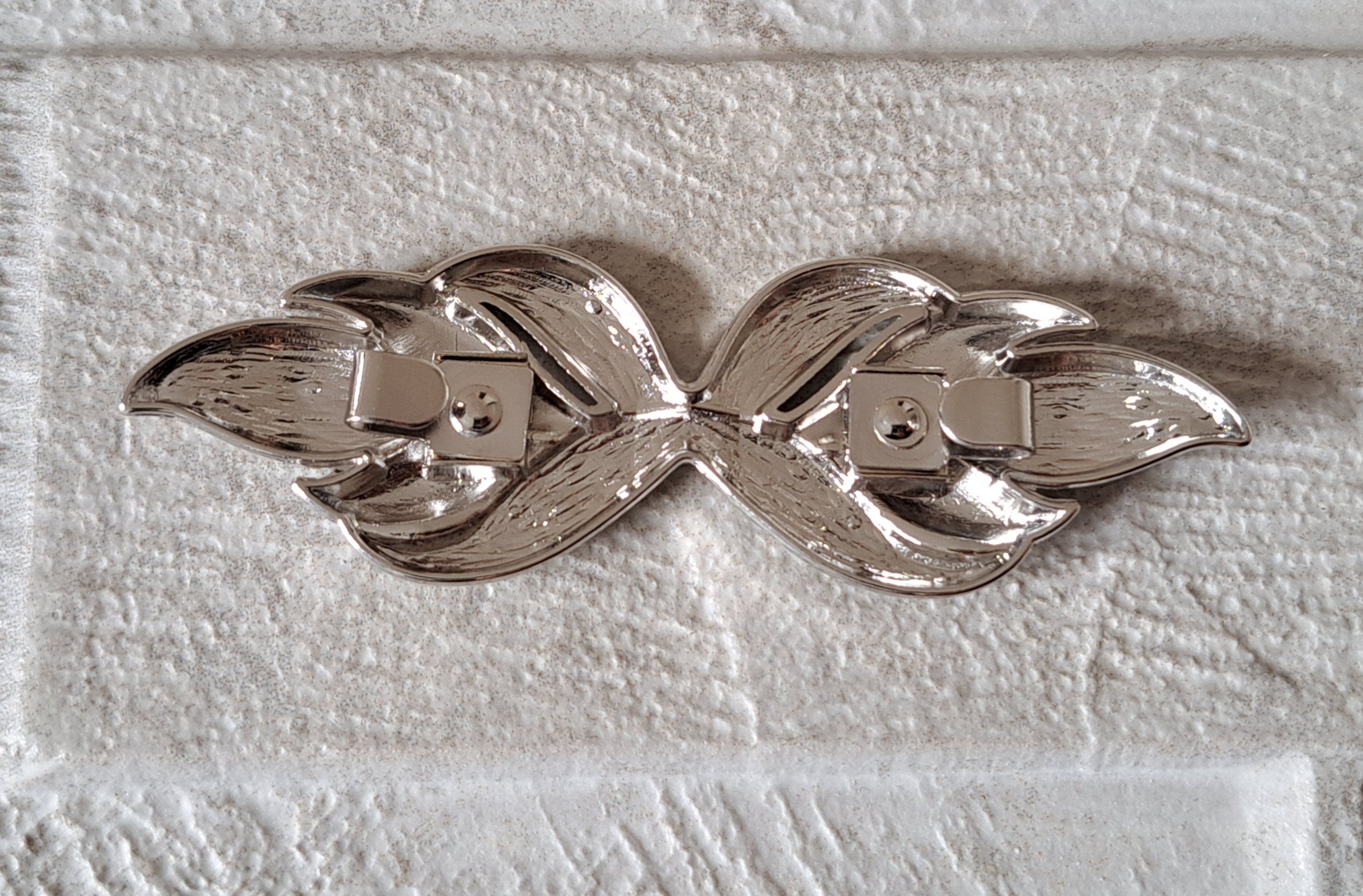 Silver Square Skinny Thin Dress Belt with Textured Buckle